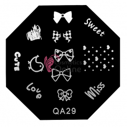 Matrita de unghii metalica hexagonala 6cm QA29 - 39148